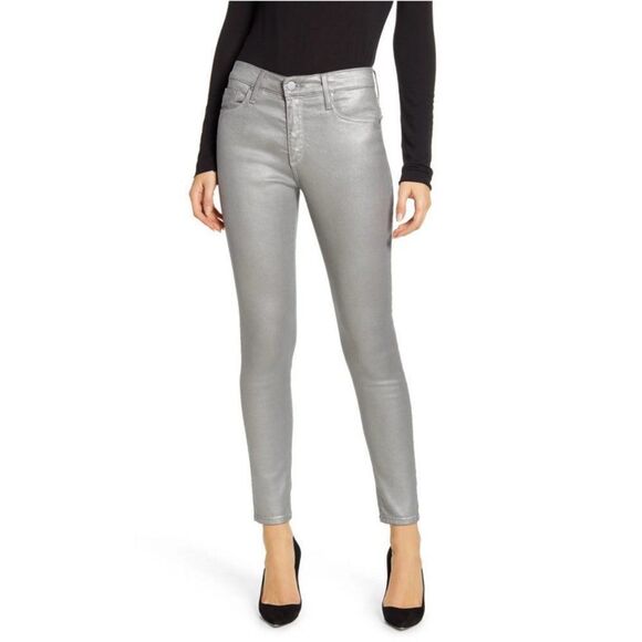 AG 'Farrah' High Waist Ankle Skinny Jeans - Picture 1 of 16